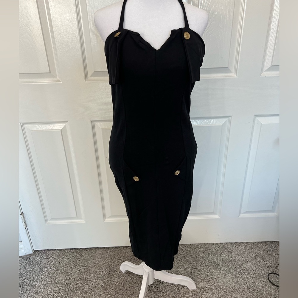 Black Midi Dress Size Large